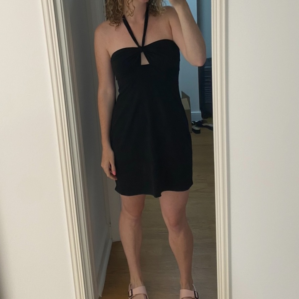 Abercrombie & Fitch Strapless Black Dress